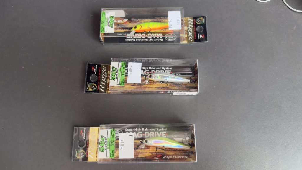 Оригинальные воблеры ZipBaits Rigge 56F